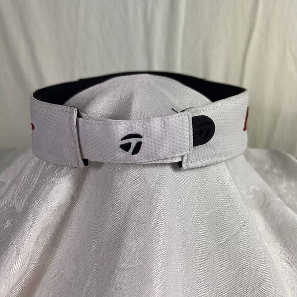 Mens Taylor Made R11 Penta Golf Visor Adjustable Back Black Embroidered - Picture 3 of 6
